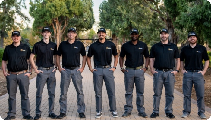 group of mens southside plumbing